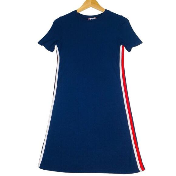 Alcott Los Angeles T-shirt Dress Womens S Preppy Minimalist Simple Bodycon Sport - Picture 7 of 7